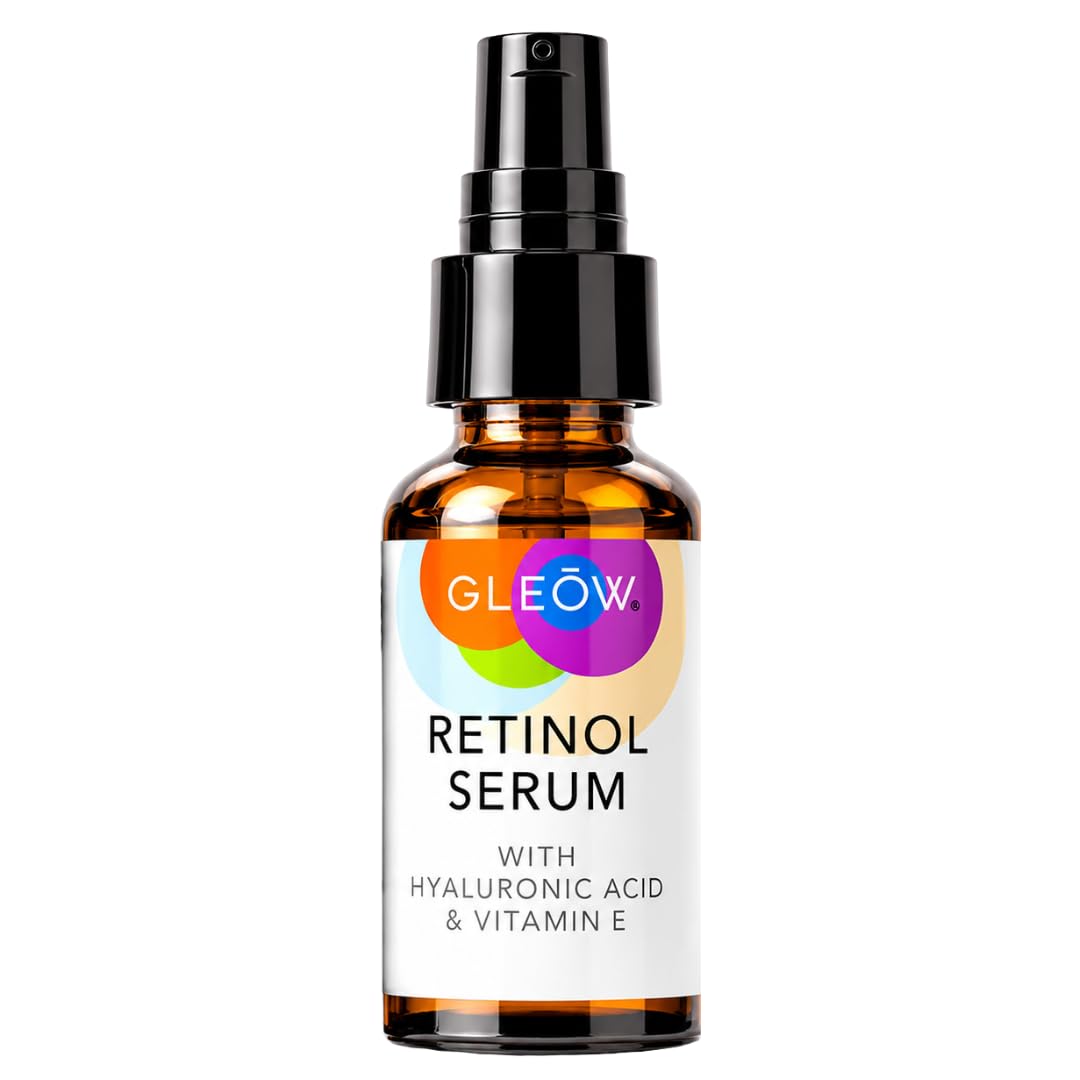 GLEOW - Suero de retinol para cara con ácido hialurónico y vitamina...