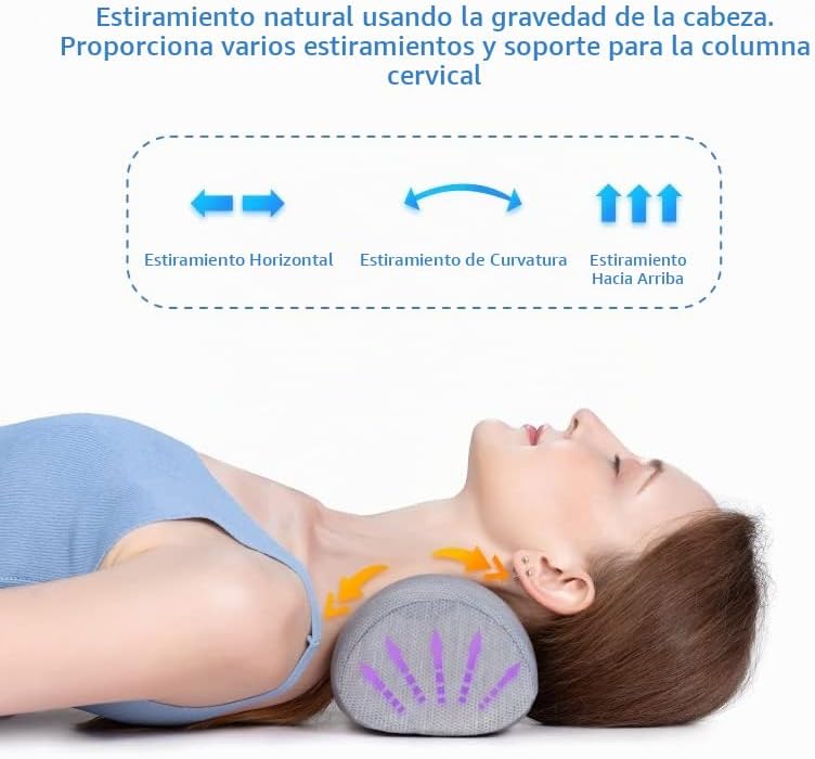 Bespilow Almohada de apoyo para el cuello, dispositivo de tracción...
