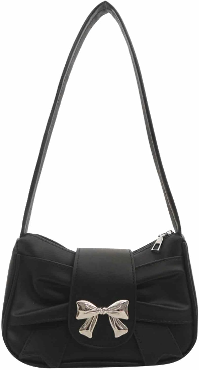 Bolso de hombro para mujer, bolso con lazo para mujer, pequeños y b...