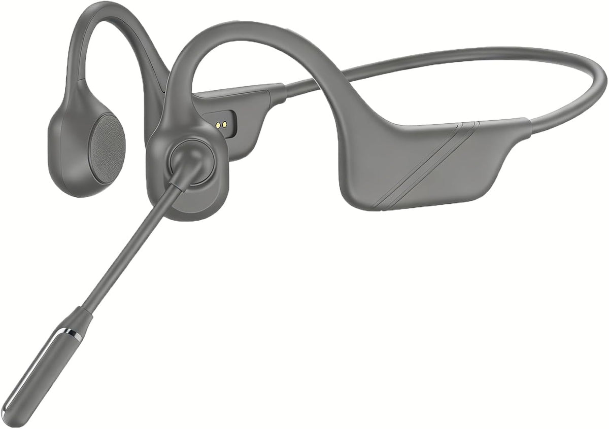 Auriculares abiertos del camionero de la conducción ósea del oído c...