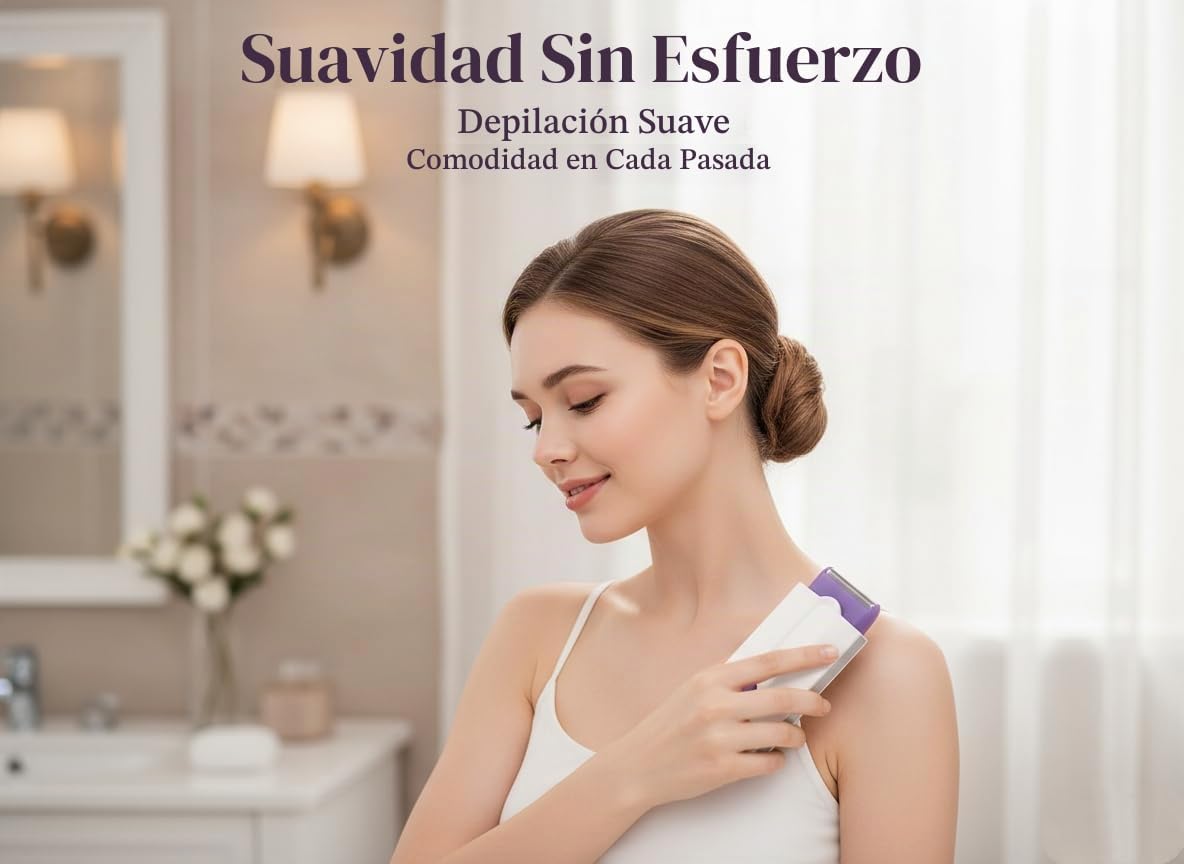 Generic Eliminador de depilación recargable con láser para mujer, d...