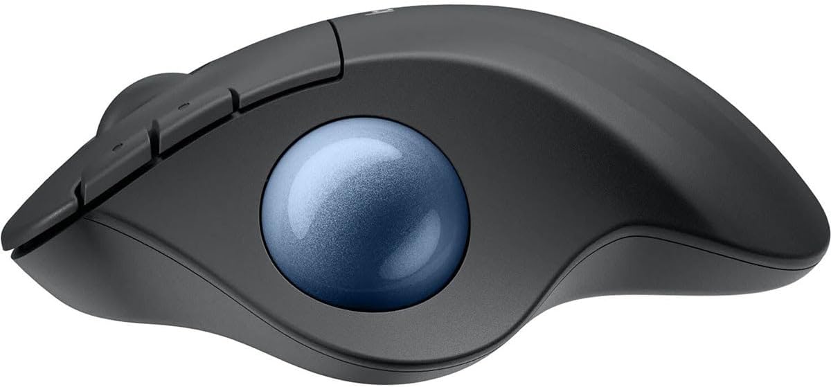 Logitech Ergo M575S Ratón Trackball Inalámbrico Ergonómico, Negro\/...