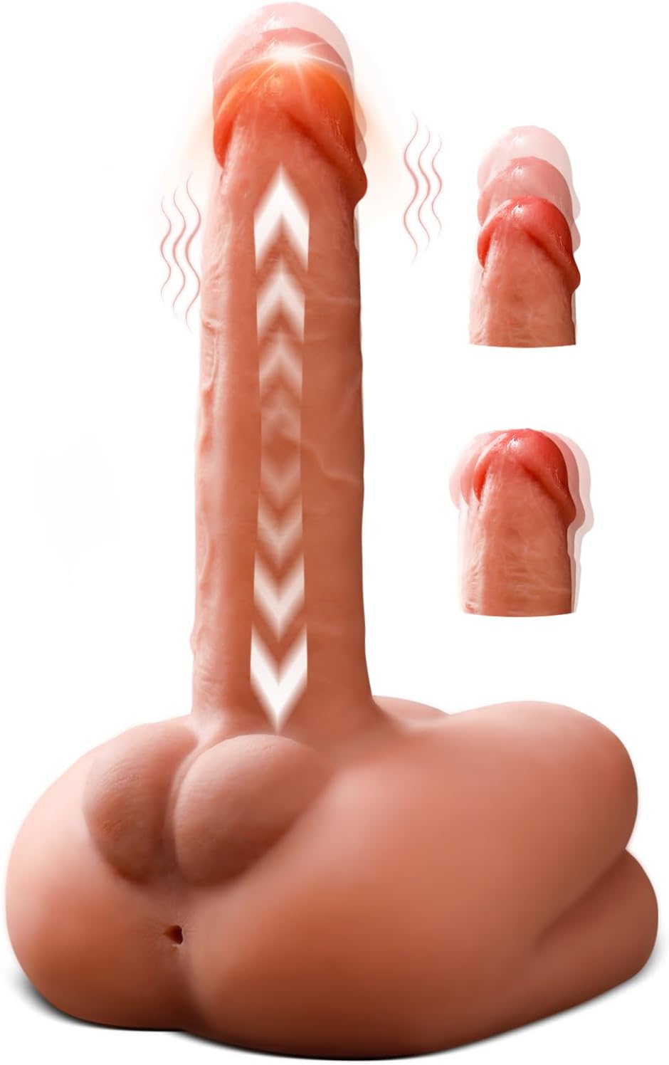 Consolador de empuje Vibrador Juguetes Sexuales - Manos Libres Equi...