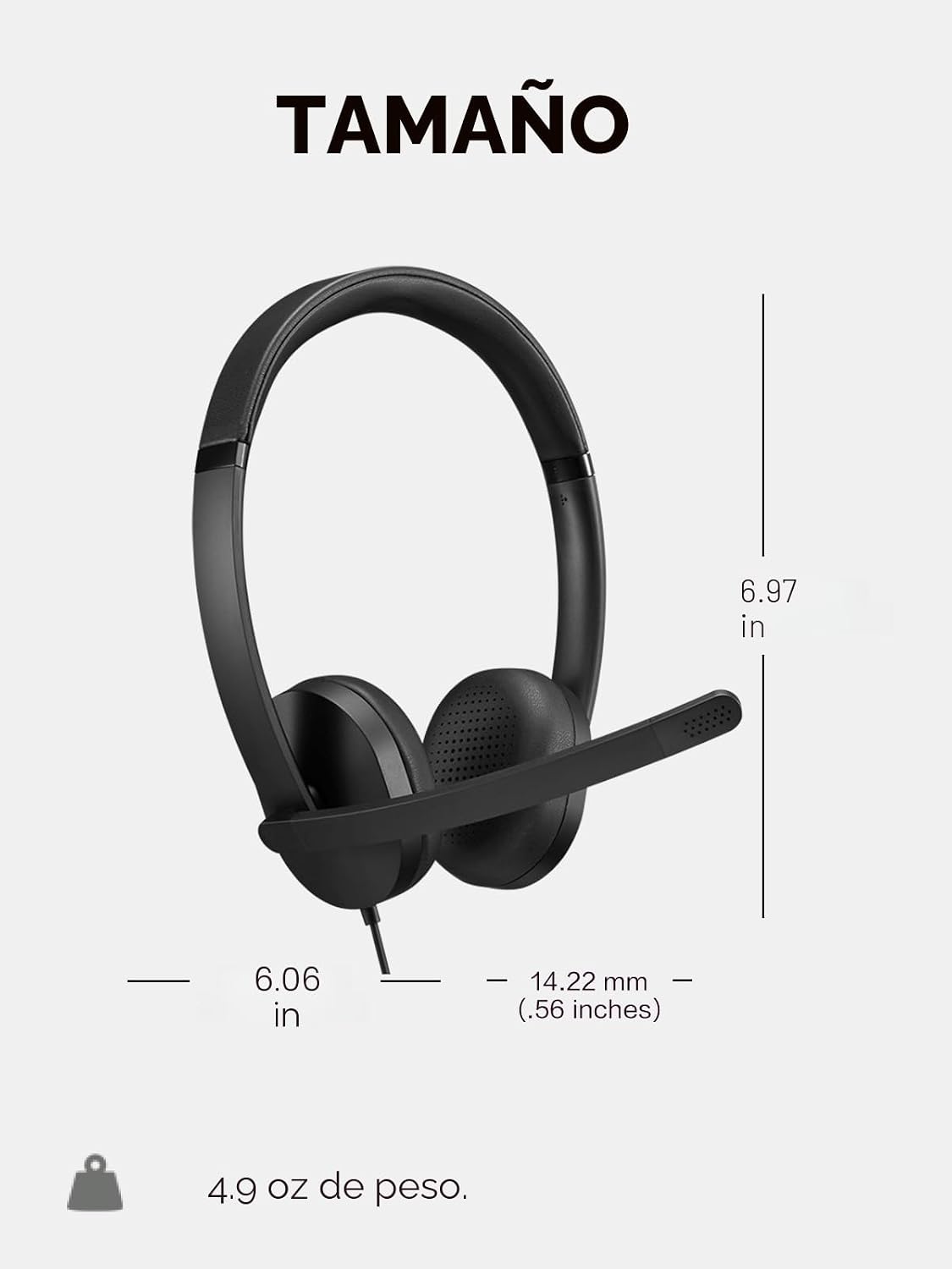 Lenovo 115 Auriculares con cable estéreo USB-A\/USB-C \u2013 Ligero...