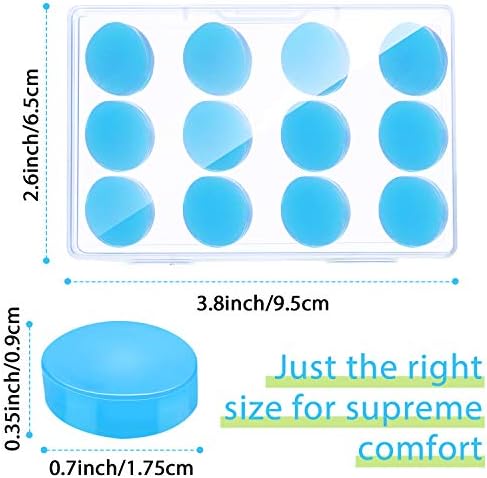 Frienda - 36 pares de tapones de silicona para los oídos para dormi...