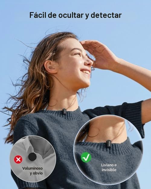 BOYA Mini 2 Micrófono Lavalier Inalámbrico para iPhone 15\/16\/17 y...