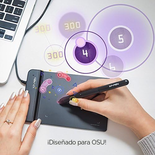 Tableta de dibujo XPPen G430S OSU, tableta de dibujo gráfico con lá...
