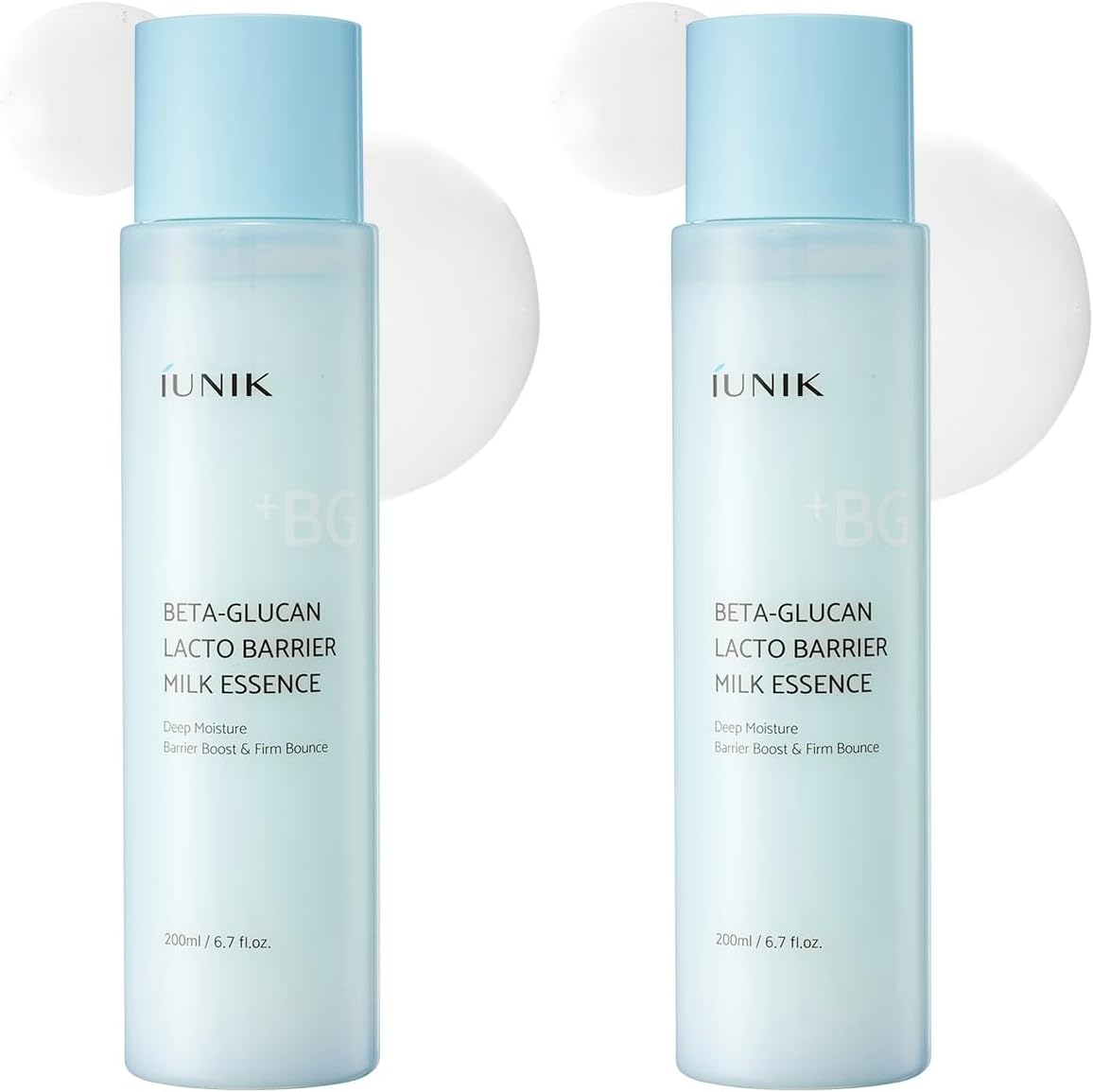 IUNIK Beta-Glucan Barrier Milky Toner Essence - Hidratación profund...