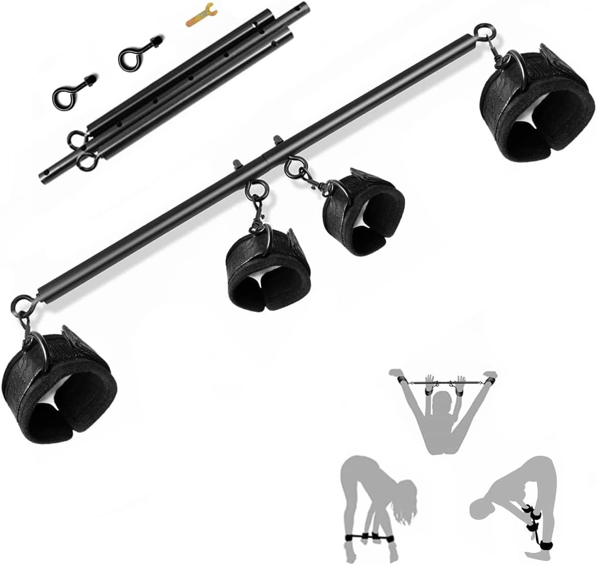 Barra esparcidora Juguetes sexuales BDSM Bondage Restricciones con...