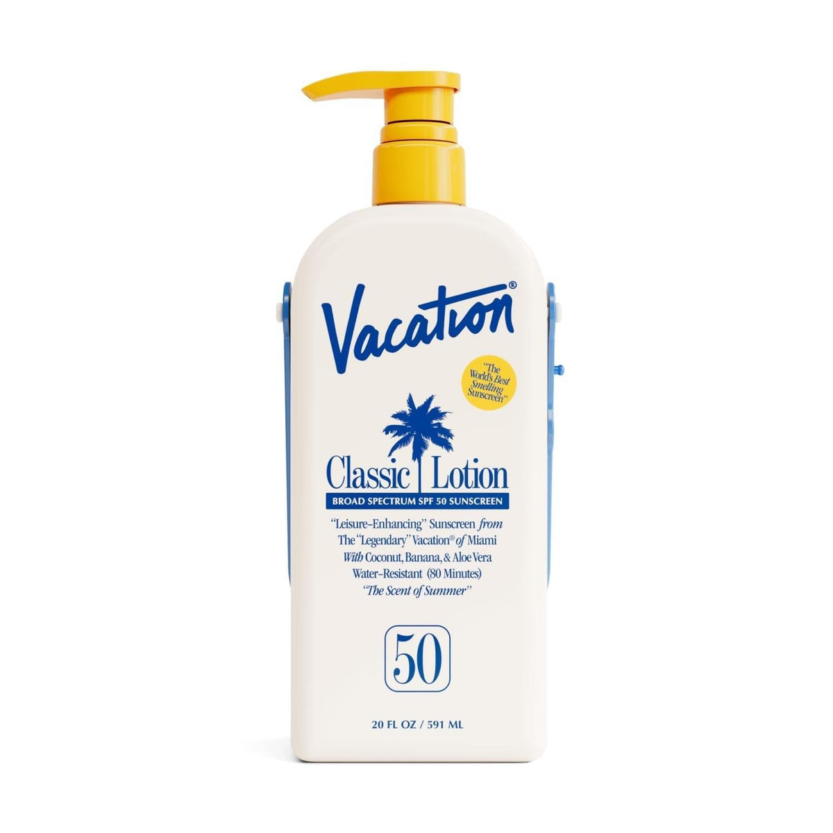 Loción protectora solar Vacation Classic SPF 50, 20 onzas líquidas...