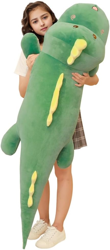 Almohada de Juguete de Peluche de Dinosaurio Jumbo de 68 Pulgadas,...