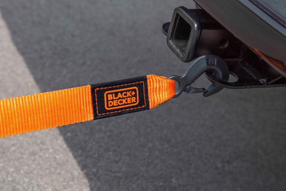 BLACK+DECKER BD1002 Correa de remolque negro\/naranja de 2 pulgadas...