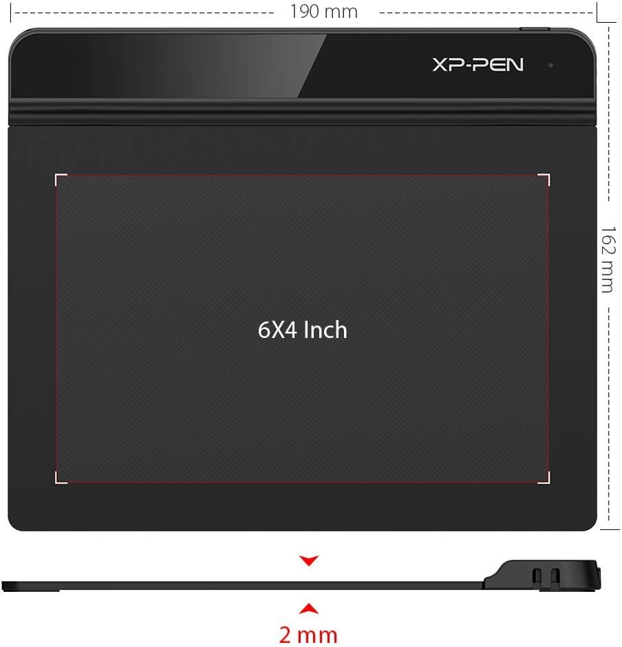 Tableta de Dibujo XPPen StarG640 Tableta Gráfica Digital de 6x4 Pul...