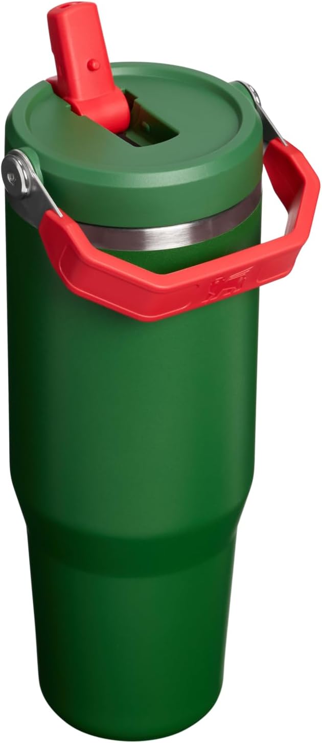 STANLEY IceFlow 2.0 - Vaso de paja con asa, 30 onzas, tapa giratori...