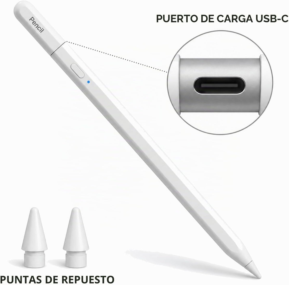 NexaNoble - Lápiz óptico para iPad 2018-2026, rechazo de palma y se...