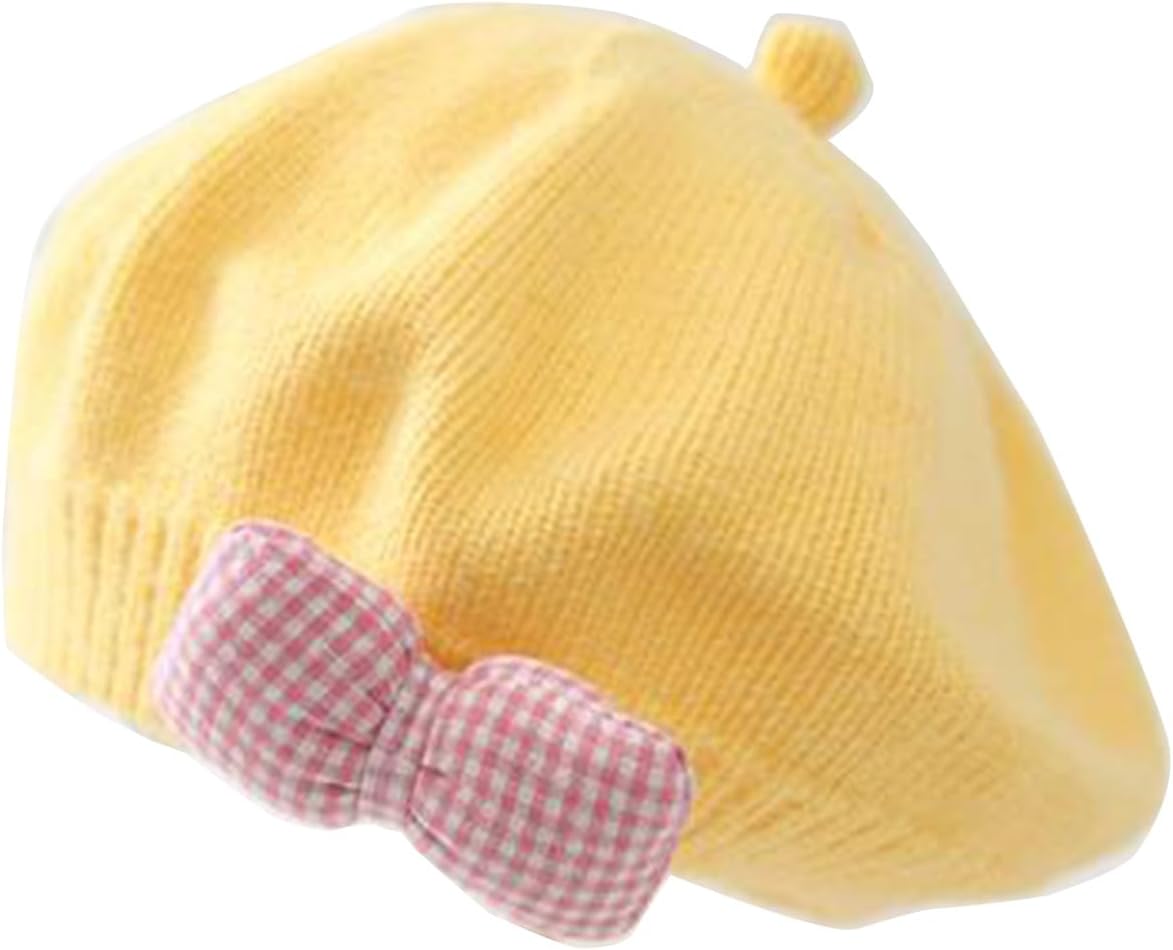 Thereisno Boina de punto linda para niña, gorro suave y cómodo, ele...