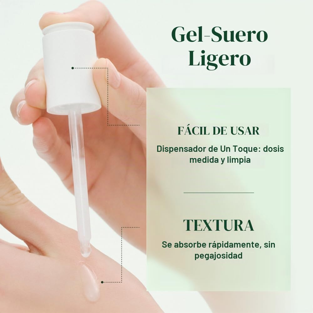 Suero facial con niacinamida, retinol y ácido hialurónico, piel de...