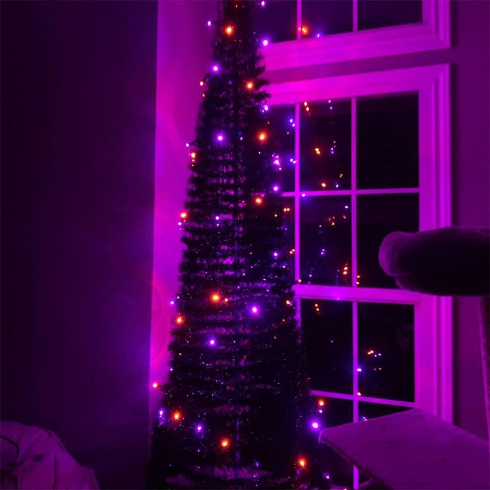 TW SHINE Luces de Halloween, 400 LED de 132 pies de luces de Hallow...