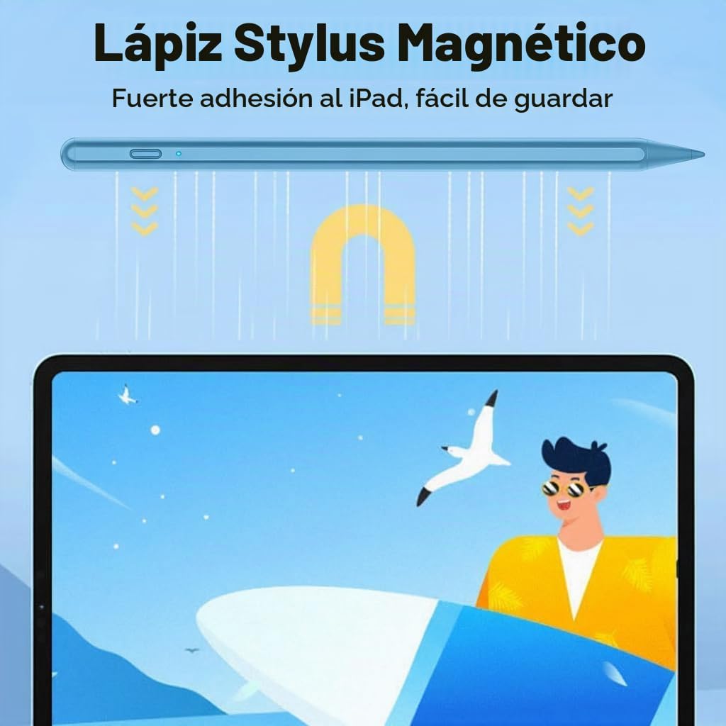 Lápiz capacitivo para iPad 11\/10º 2025-2018, 2 unidades de lápiz c...
