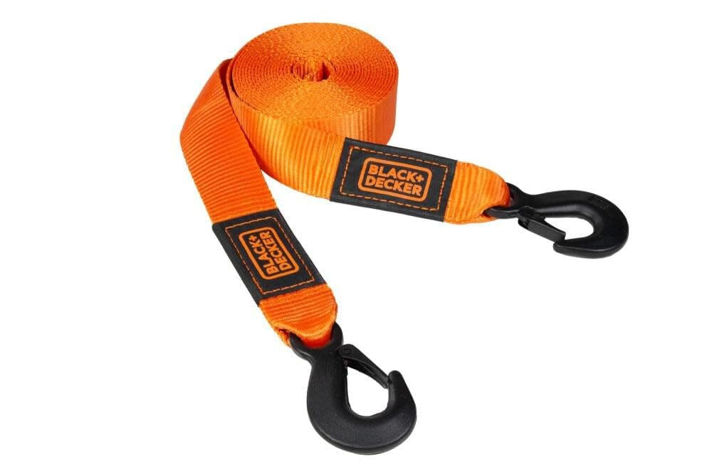 BLACK+DECKER BD1002 Correa de remolque negro\/naranja de 2 pulgadas...