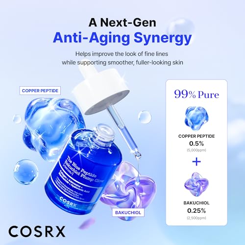 COSRX The Blue Copper Peptide Serum &amp; Cream Duo - Suero peptídi...