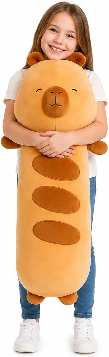 Kashabawangzi - Almohada de cuerpo de capibara gigante de 36 pulgad...