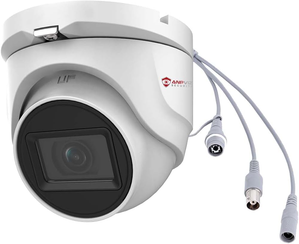 Anpviz Cámara CCTV analógica 5MP 4-en-1 (TVI\/AHD\/CVI\/CVBS) Torre...
