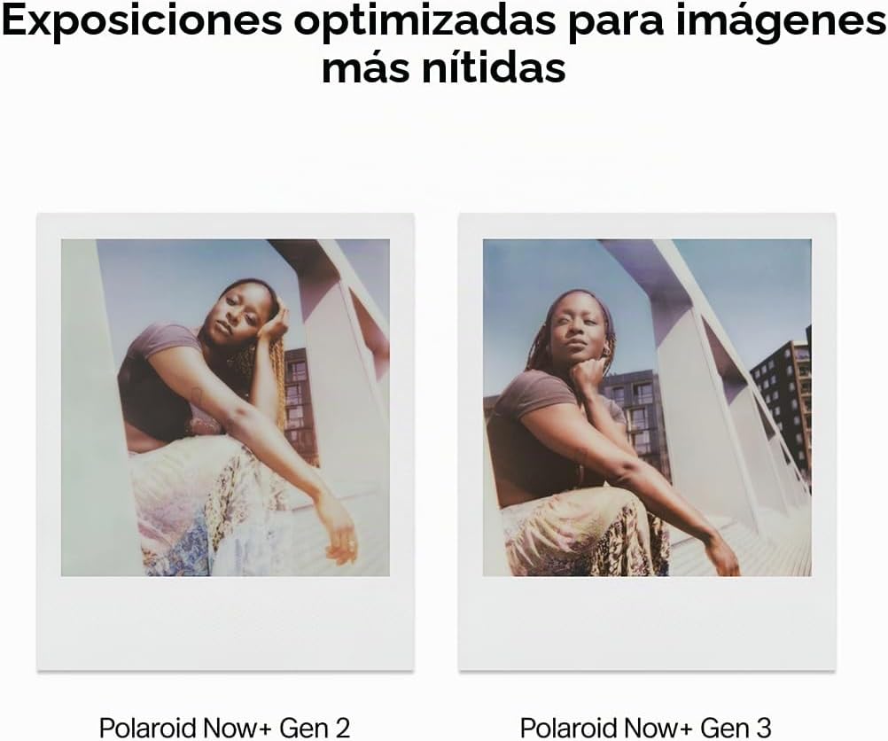 Polaroid Now+ de tercera generación - Cámara de película instantáne...
