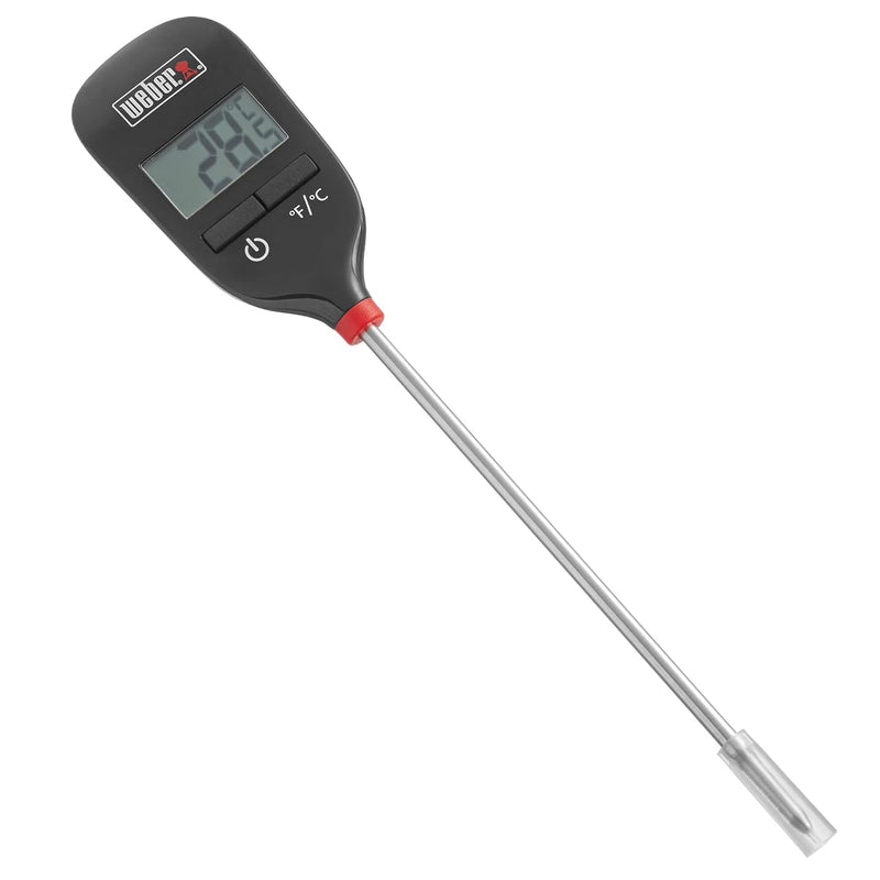 Sonda de termómetro Weber® Instant\u2011Read, negro\/plateado | Ter...