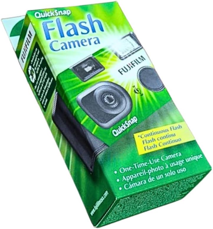 Fujifilm QuickSnap Flash 400 - Cámara de 1.378 in con flash, 27 Exp...