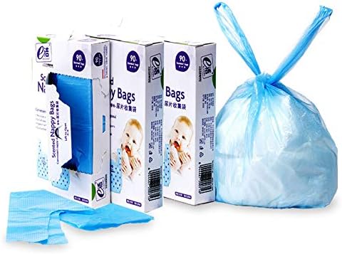 Dergik Bolsas de eliminación de pañales para bebé, sobre la marcha,...