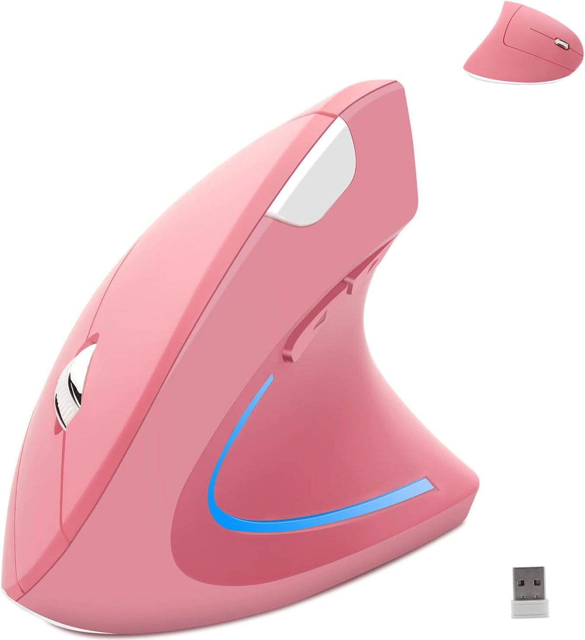 Ratón inalámbrico ergonómico vertical Ergo de alta presión óptico l...