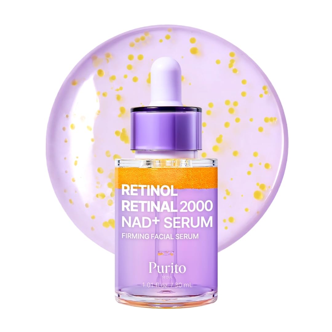 PURITO Retinol 0.1% + Retinal 0.1% Serum para pieles sensibles, 1.0...