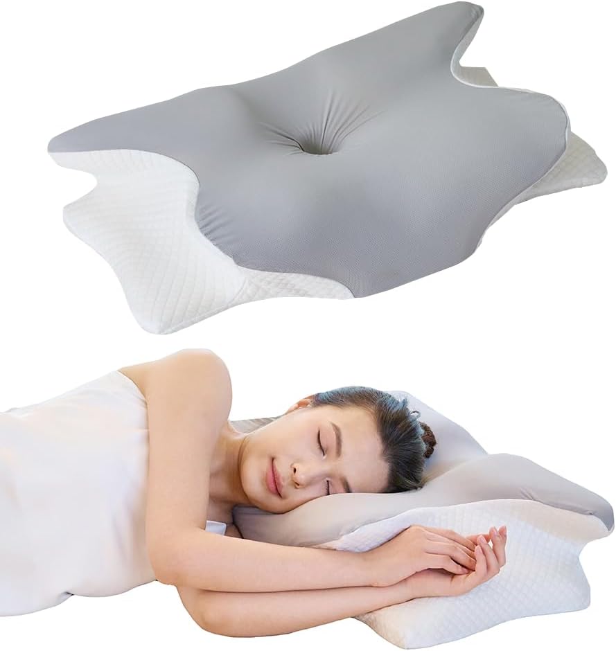 TAFOWTET Almohada cervical de espuma viscoelástica \u2013 Soporte e...