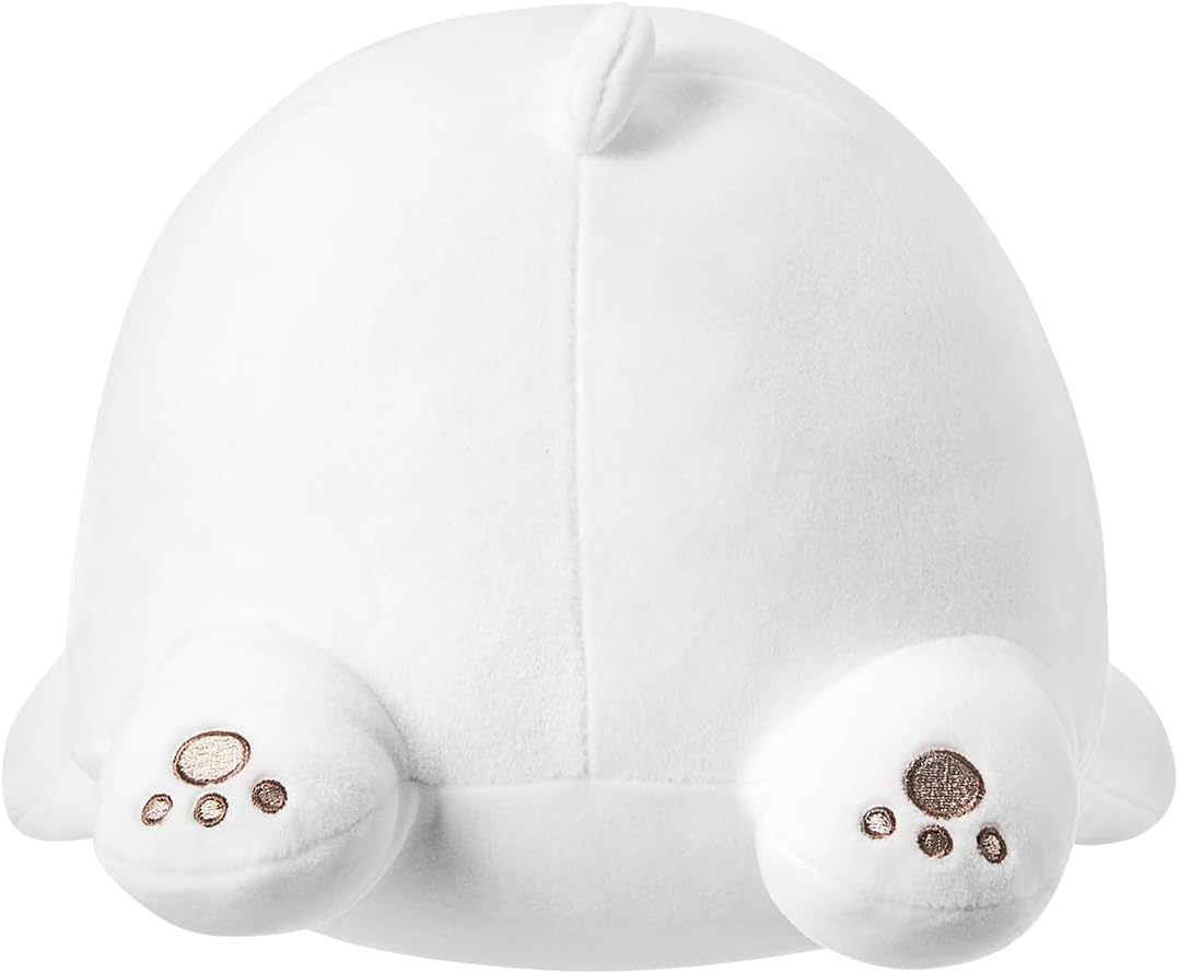 MINISO Peluche de oso polar de 15.3 pulgadas, muñeca de peluche aco...