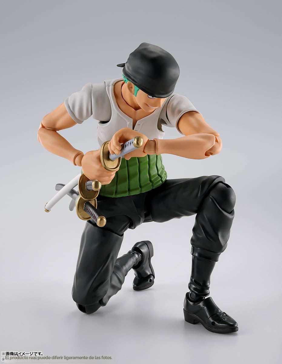 TAMASHII NATIONS - Una pieza - Roronoa Zoro -Romance Dawn- Figura d...