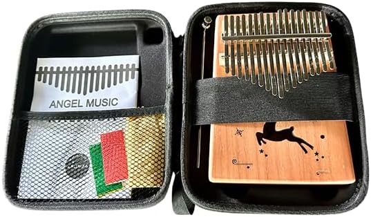 Angel Kalimba - Funda rígida \u2013 Bolsa protectora de almacenamie...