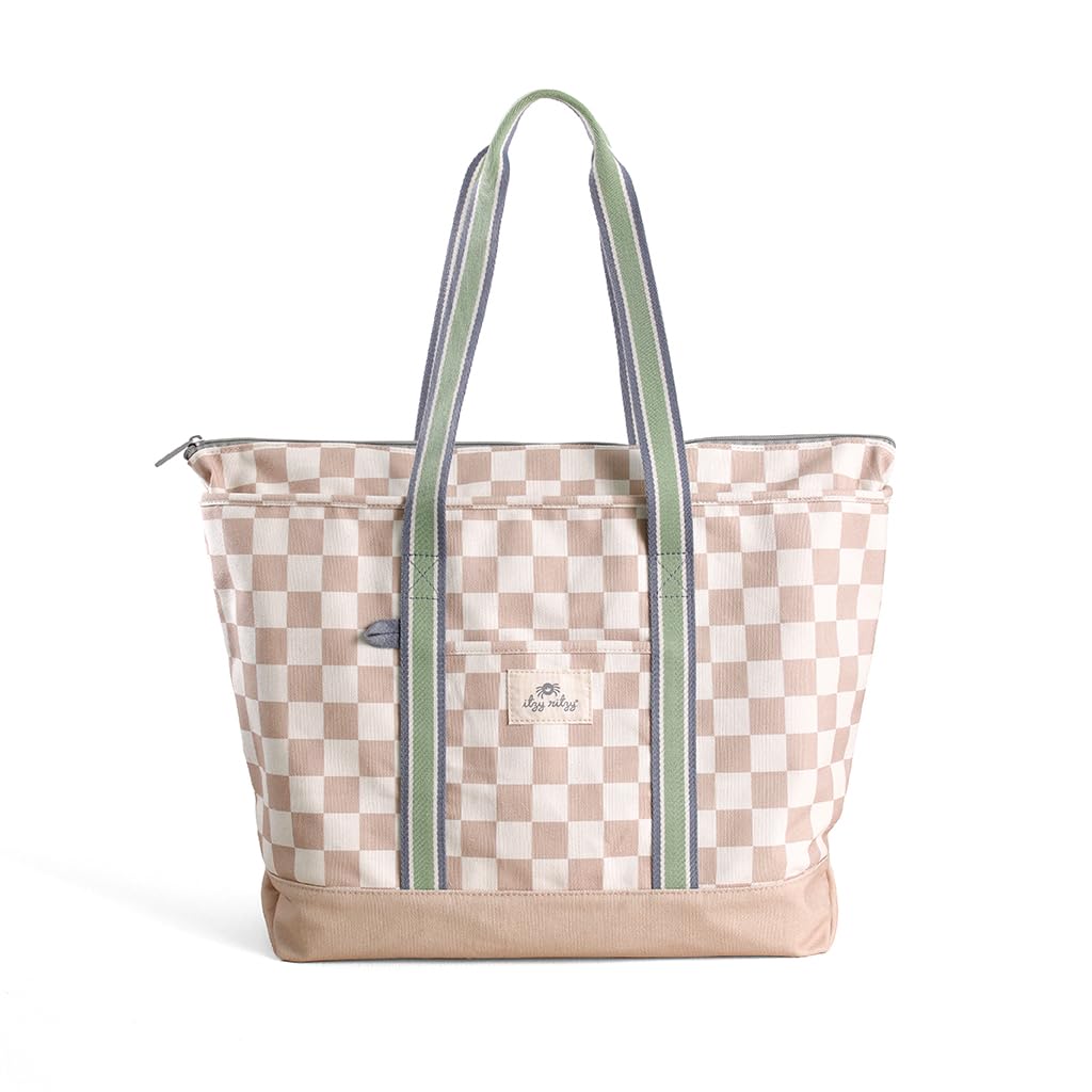 Itzy Ritzy Bolsa de lona Mome con cierre de cremallera y 4 bolsillo...
