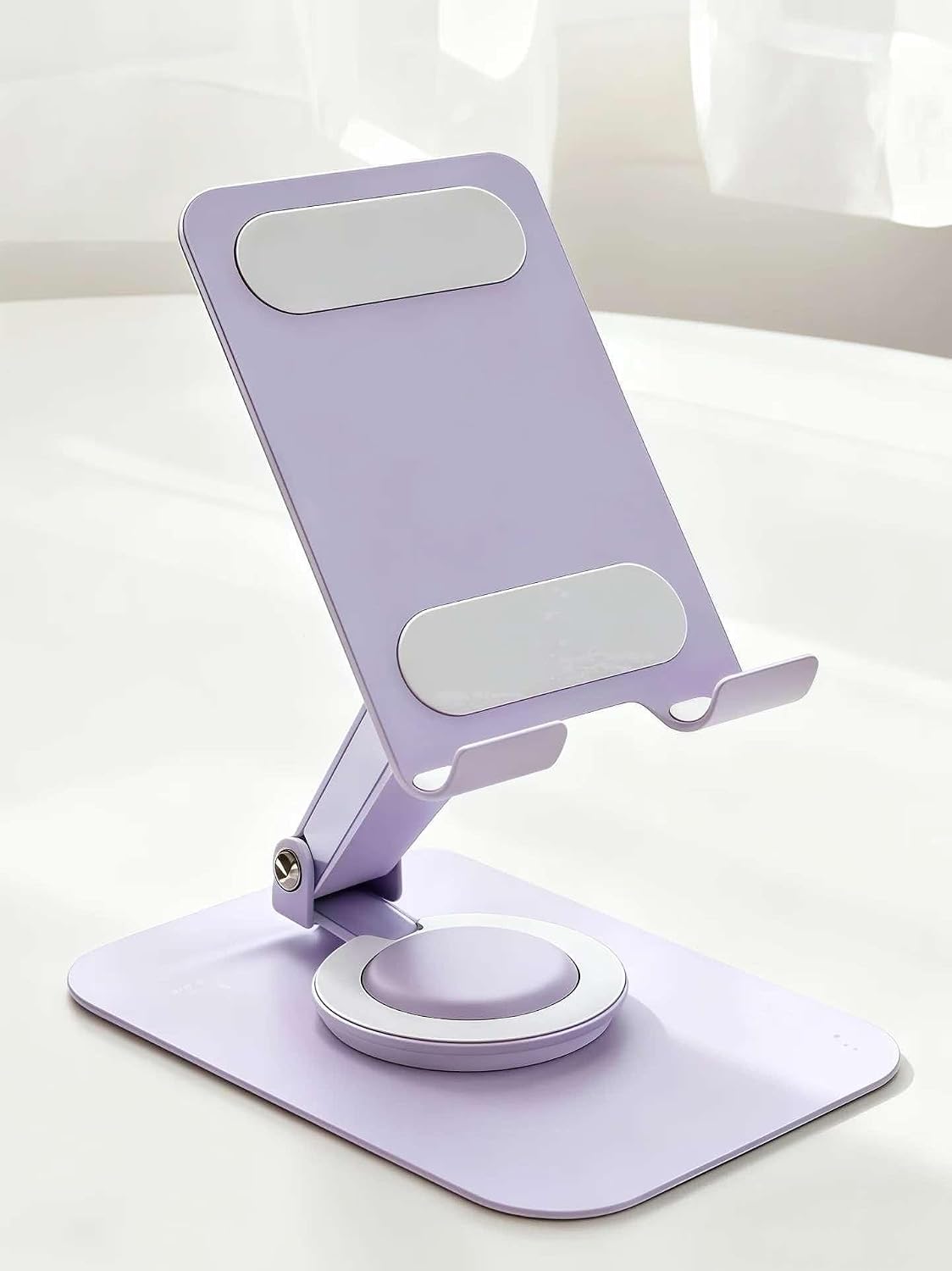 Soporte de tableta ajustable para escritorio, soporte giratorio de...