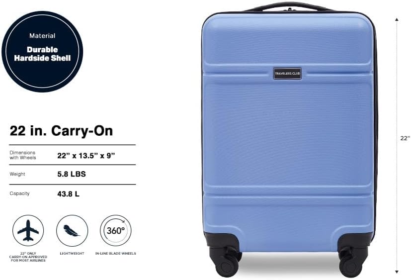 Travelers Club Skyline, Azul (Skyline Blue)