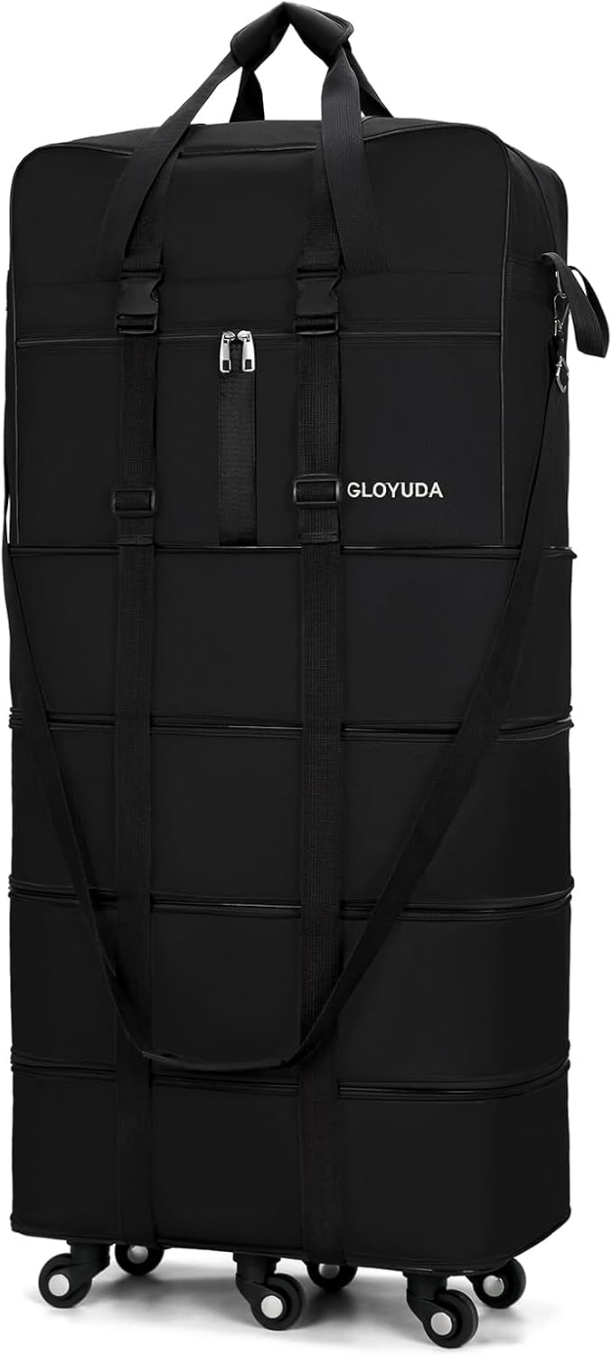 Gloyuda Maletas extra grandes de 43.8 pulgadas con ruedas, bolsa de...