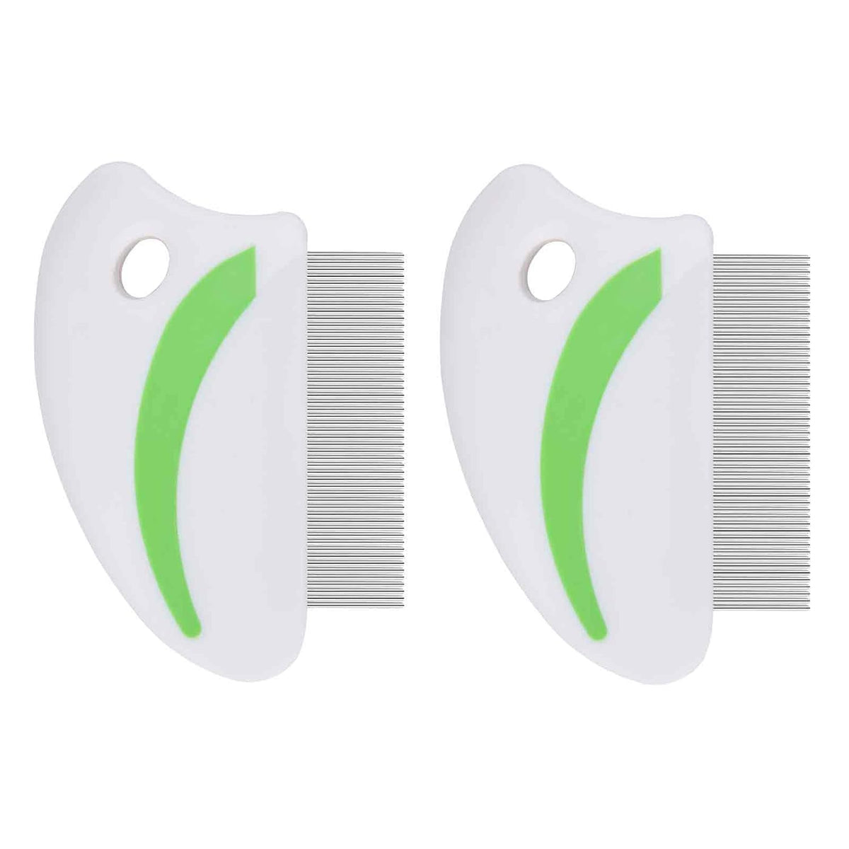 Brillirare Paquete de 2 peines para piojos de pulgas, peines de ace...