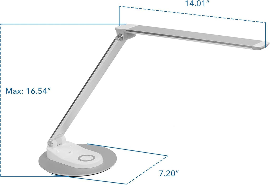 ¡Móntalo! Lámpara de escritorio LED con cargador inalámbrico y puer...