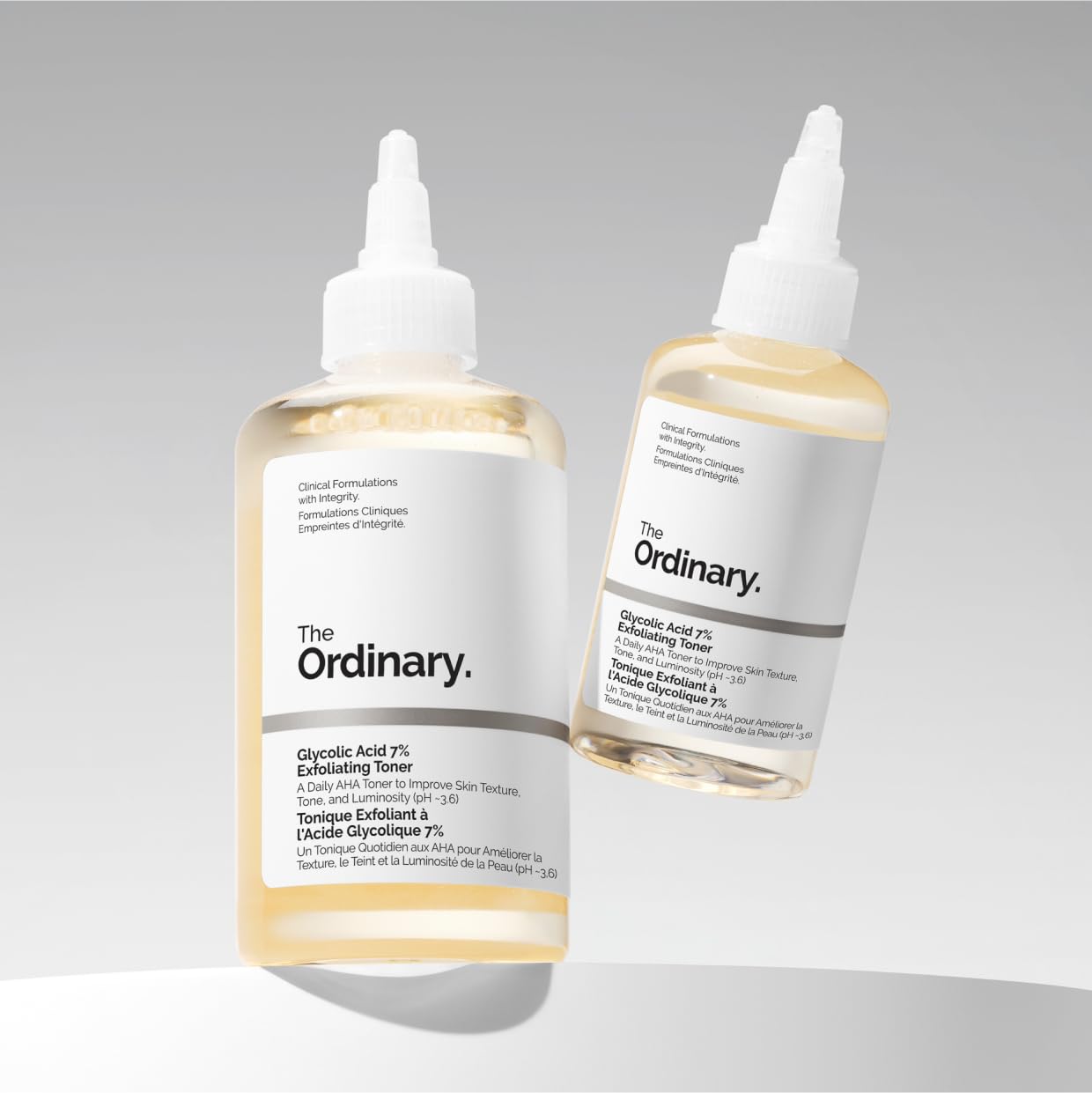 The Ordinary Tónico Exfoliante 7% Ácido Glicólico Tamaño: 8.1 Fl Oz (Pack of 2)