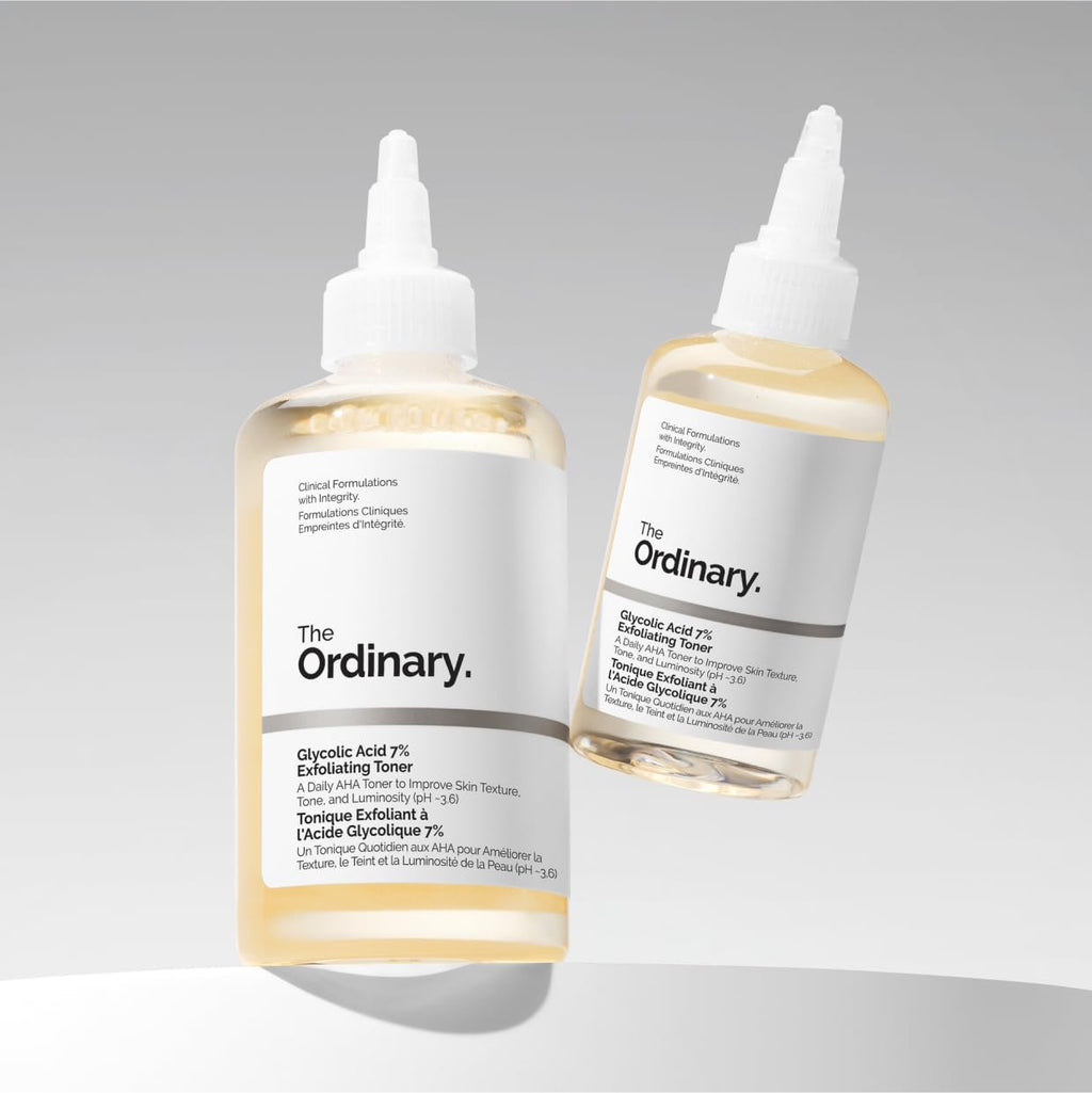 Tónico exfoliante al 7% con ácido glicólico The Ordinary, tónico di...