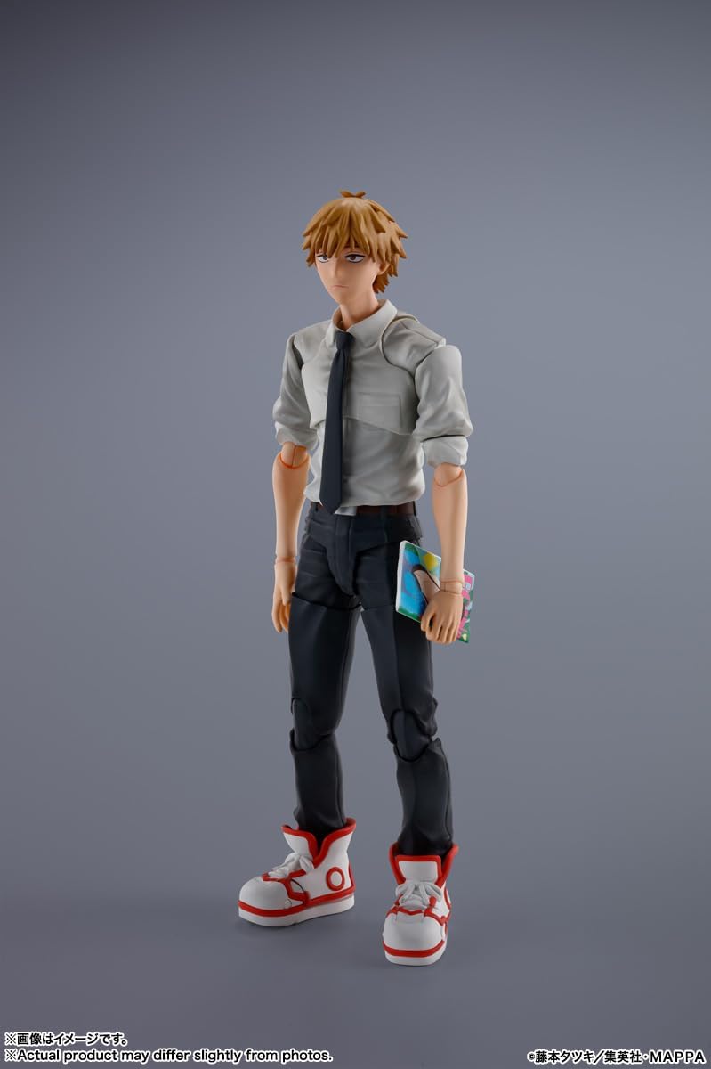 NACIONES TAMASHII - Hombre motosierra - Figura de acción Denji S.H....
