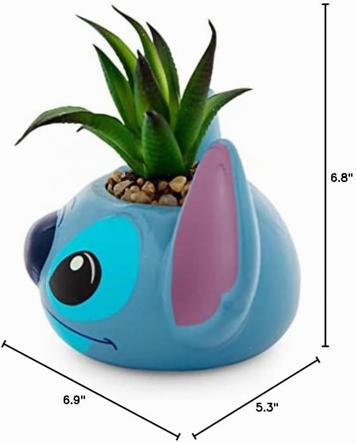 Disney Lilo &amp; Stitch - Mini maceta de cerámica de 3 pulgadas co...