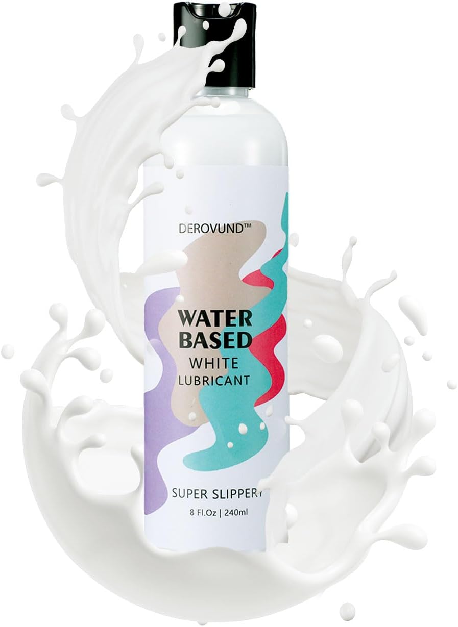 Lubricante sexual súper resbaladizo a base de agua, lubricante blan...