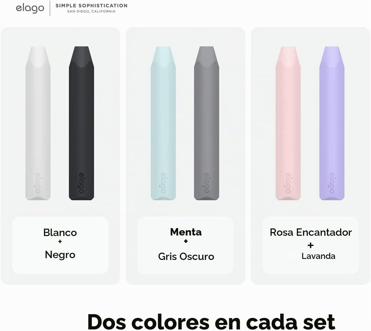elago Agarre para Apple Pencil Pro, 1ª generación, 2ª generación y...