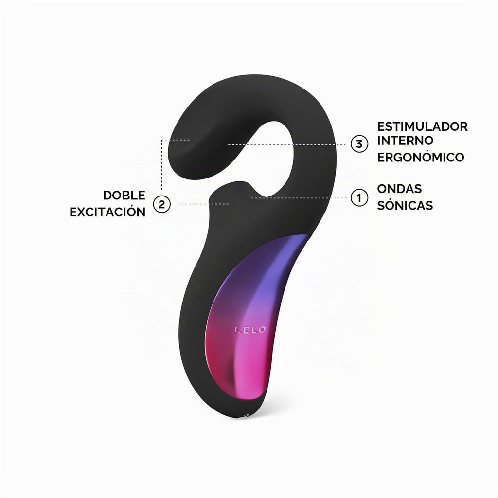 LELO Enigma Double Sonic Masajeador Femenino de Triple Estimulación...